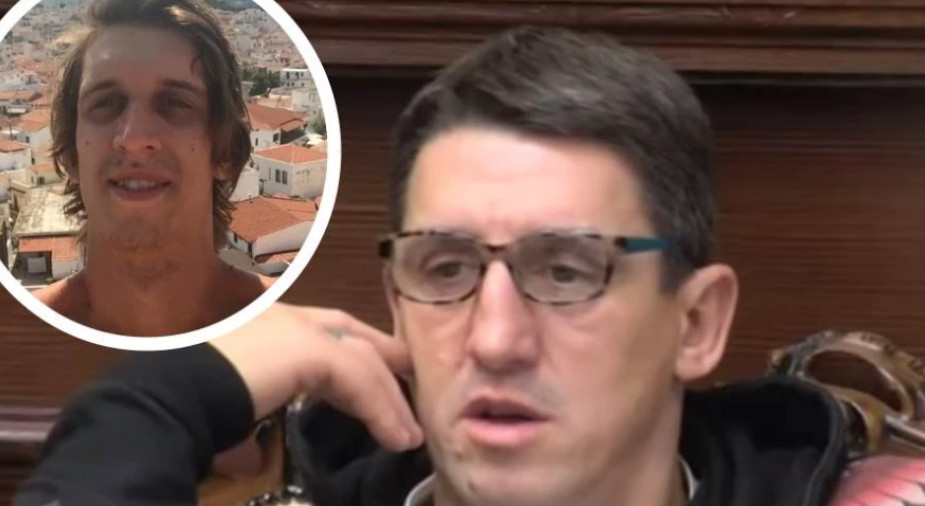 SVI SU MISLILI DA JE PIŠTOLJ! Sin Kristijana Golubovića u peškiru držao nešto što je svima zapalo za oko!