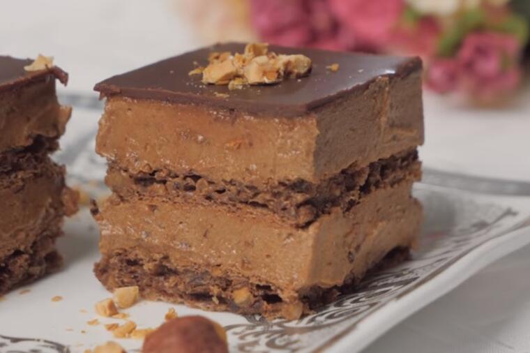 KOMBINACIJA ČOKOLADE I LJEŠNIKA Šano dušo je kolač šaljivog imena ali savršenog ukusa