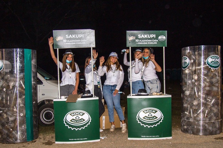 AKCIJA“ROCK &amp; RECYCLE”IZAZVALA VELIKO INTERESOVANJE  Na Lake Festu posjetioci skupili 18.000 plastičnih čaša