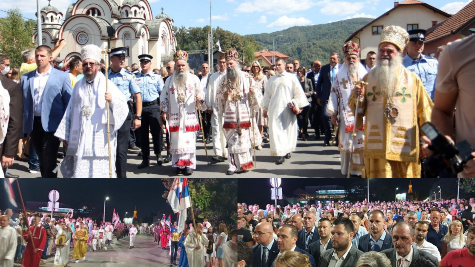 VELIČANSTVENO! Litije u Trebinju i Doboju predvodili PATRIJARH PORFIRIJE I MITROPOLIT JOANIKIJE! (VIDEO)