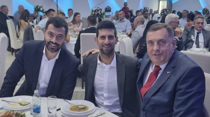 SVJETSKI ŠAMPION U DŽUDU STAO NA LUDI KAMEN Novak Đoković i Milorad Dodik uveličali svadbeno veselje!
