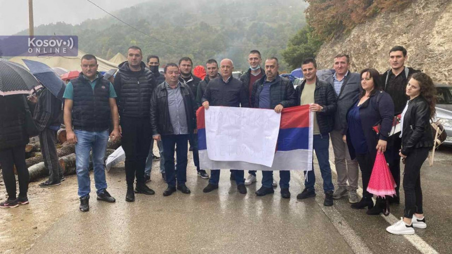 ''PODRŠKA SJEVERU'' Srbi iz Metohije na Brnjaku podržali sunarodnike koji protestuju