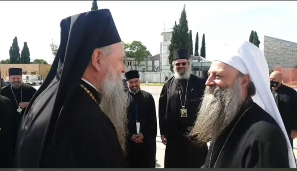 MITROPOLIT DOČEKAO PATRIJARHA  Vrhovni poglavar SPC stigao u Crnu Goru
