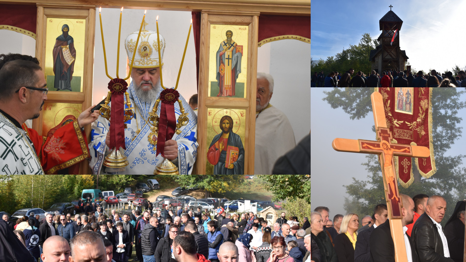 EPISKOP KIRIL OSVJEŠTAO CRKVU SVETIH KIRILA I METODIJA U GRNČAREVU Vjernom narodu poručio da voli i prašta, jer je to put u vječno carstvo nebesko
