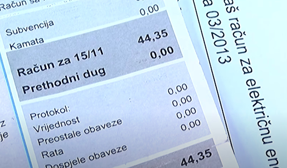 VEĆA POTROŠNJA OVOG MJESECA  Prosječan decembarski račun skoro 40 €