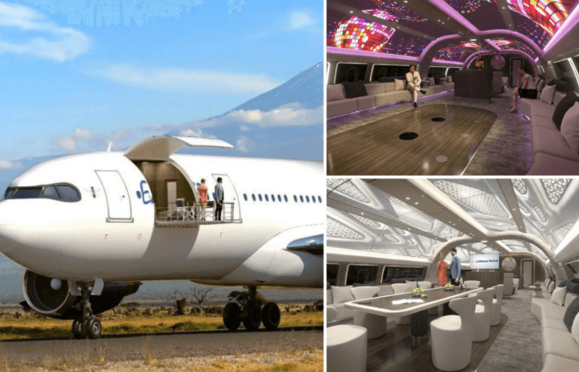 NOVA ZABAVA ZA BOGATAŠE  Avion kao JAHTA, ima i diskoteku (FOTO)