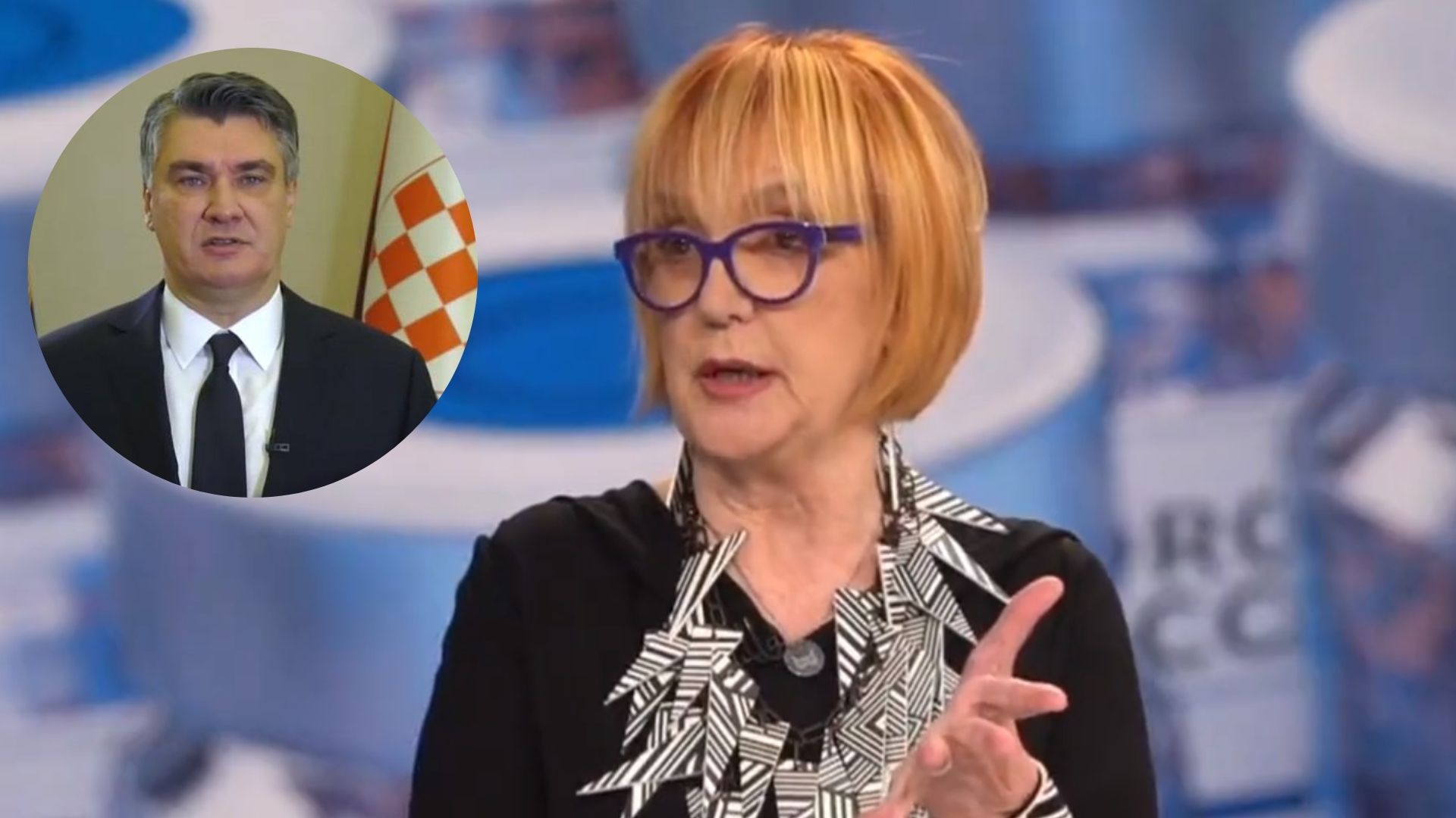 SVI SU ONI KRIMINALCI! Vedrana Rudan o Hrvatskoj i političarima: Na dnu smo zato što imamo KRETENA predsjednika države (VIDEO)