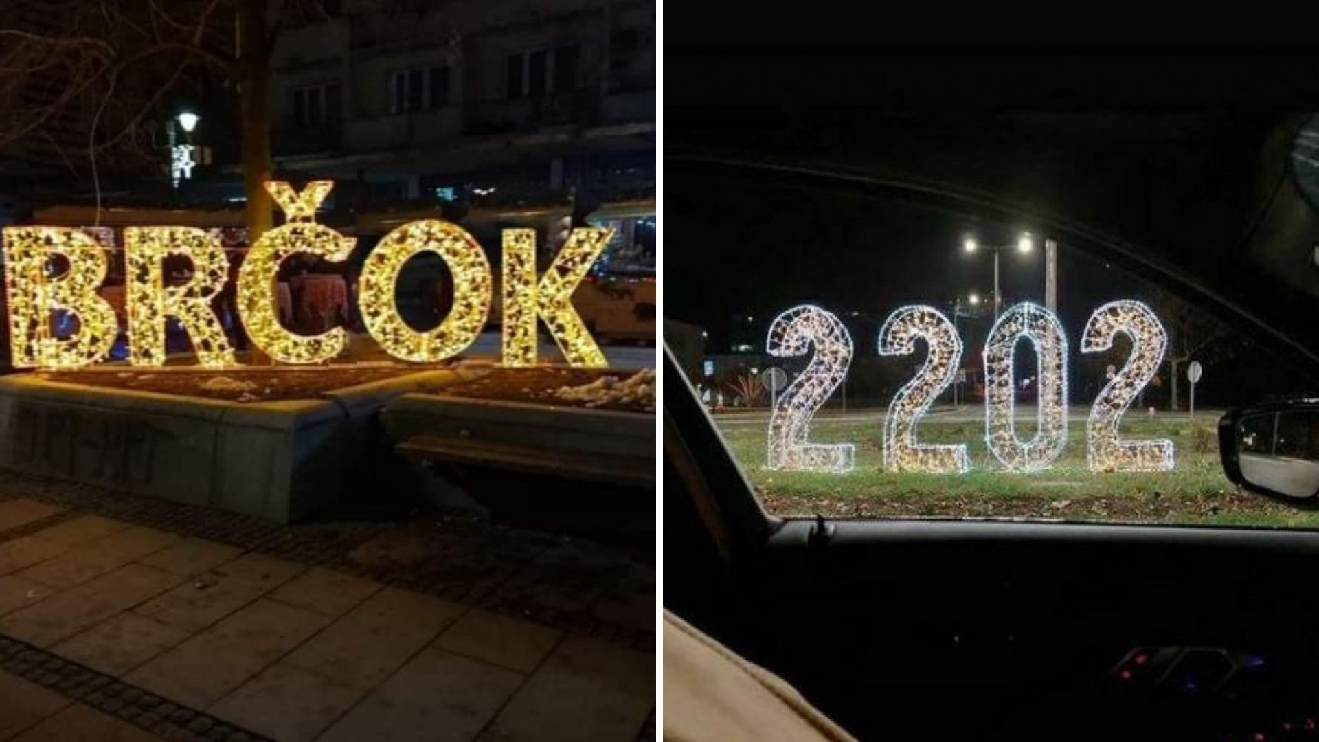 CRNA GORA IMA ULCINJ, BOSNA IMA BRČKO! Novogodišnji natpis postao hit na društvenim mrežama