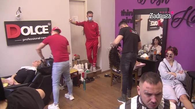 NI KOD FRIZERA NE IDE SAM! Maja došla sa Carem u Salon ljepote, pa pomno pratila situaciju! (VIDEO)