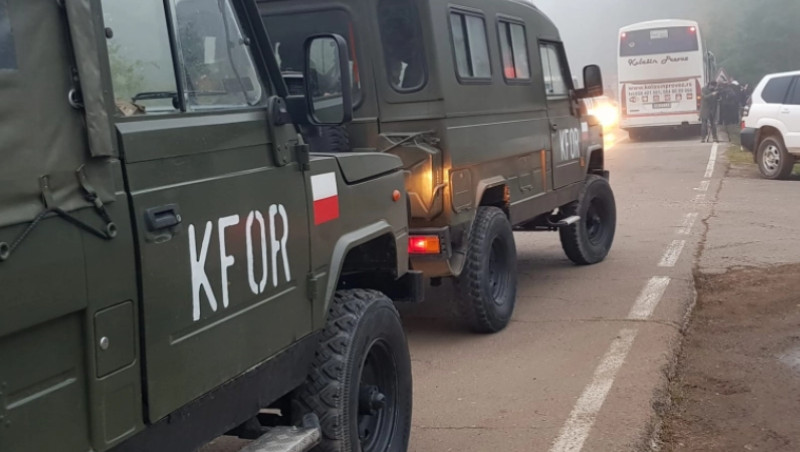 BRZA REAKCIJA KFORA Pronađena eksplozivna naprava kod prelaza Merdare