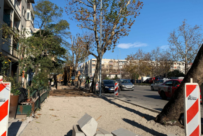 Podgorica: U toku sanacija trotoarskih površina u OVOM dijelu grada!