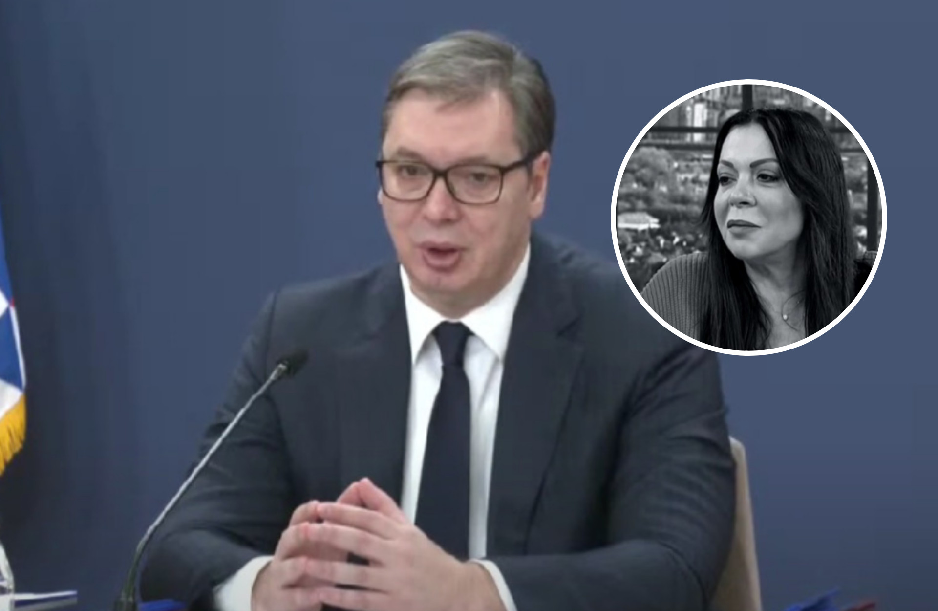 JOŠ JEDNOM SE OPROSTIO OD KSENIJE! Vučić: Počivaj u miru, i vječno hvala na svemu!