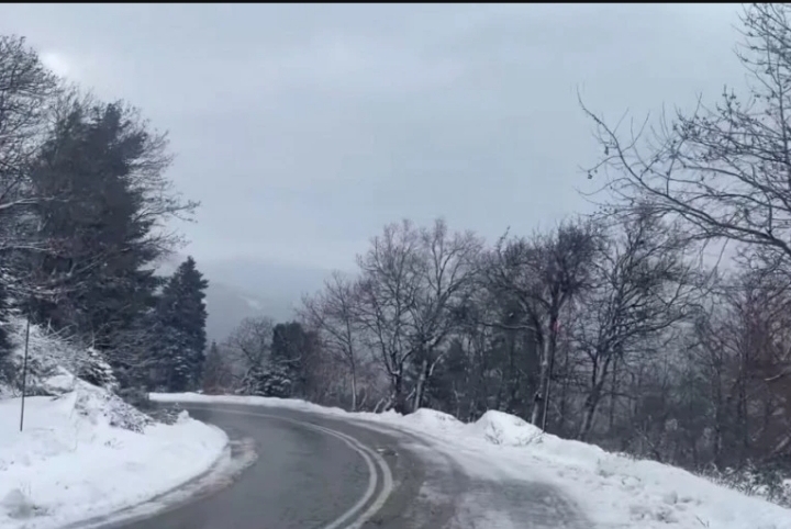 GRČKA POD SNIJEGOM: Zabiljelo se popularno ostrvo, padavine i na Kriptu (VIDEO)
