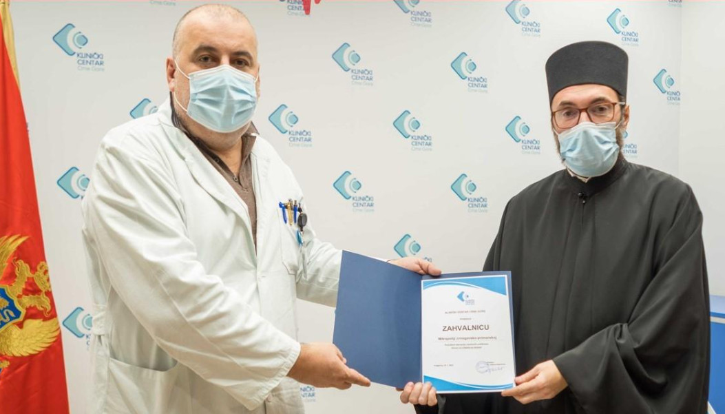 Mitropolija Kliničkom centru donirala hiljadu eura