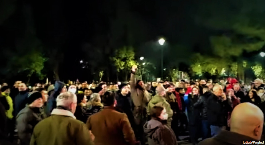NOVI PROTEST U PODGORICI Narod na ulicama, BRANI SE IZBORNA VOLJA GRAĐANA!
