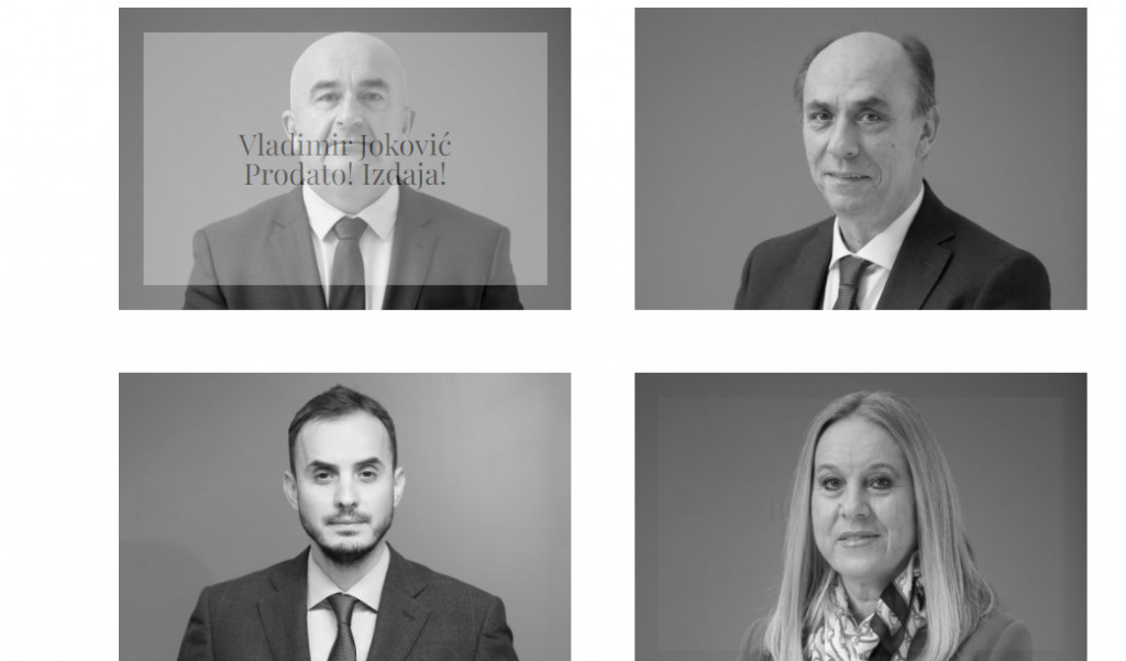 Lideri i poslanici SNP-a, URA-e i Civisa osvanuli na sajtu izdaja.me
