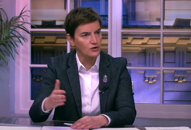 Brnabić: Aljbin Kurti laže da Srbi sa sjevera Kosova ne plaćaju struju i vodu