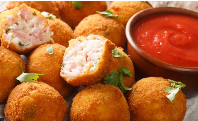RECEPT Kroketi od krompira sa šunkom i sirom