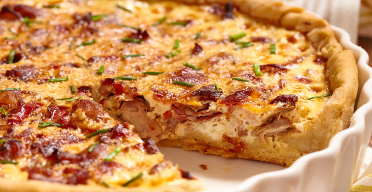 IDEJA ZA DORUČAK Tart sa slaninom i sirom