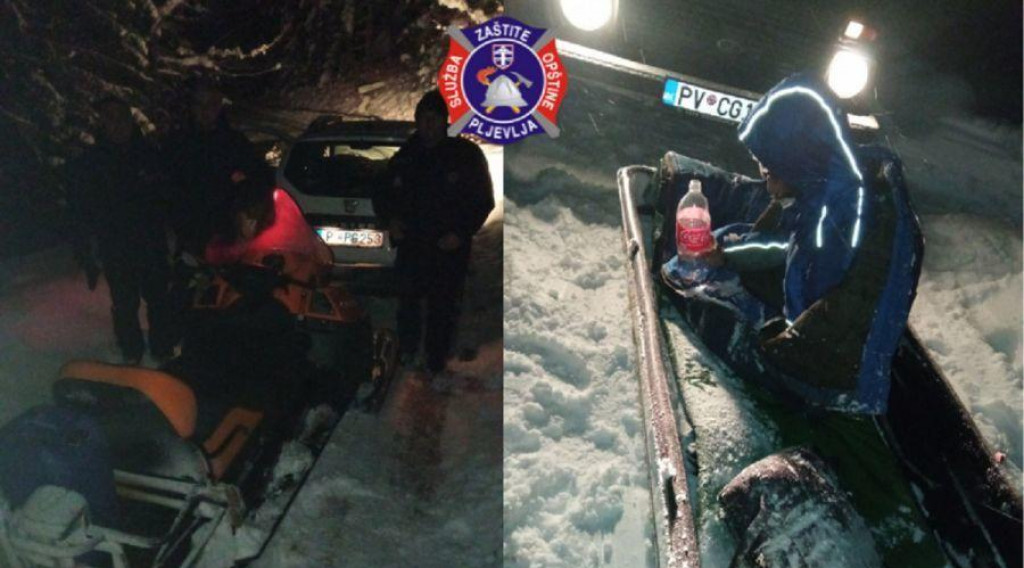 PLEMENITOST I HUMANOST NA DJELU! Pljevlja: Od smrzavanja spasili migranta iz Avganistana