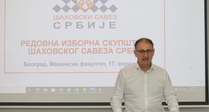 Dragan Lazić ponovo izabran za predsjednika Šahovskog saveza Srbije