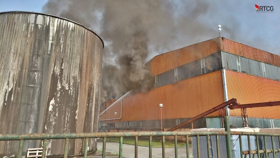 PODGORICA: Lokalizovan požar u hali Plantaža
