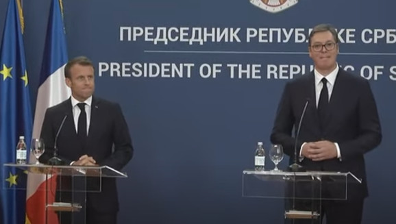 VUČIĆ ČESTITAO POBJEDU MAKRONU Uvjeren sam da će srpsko-francuski odnosi da dosegnu nove granice