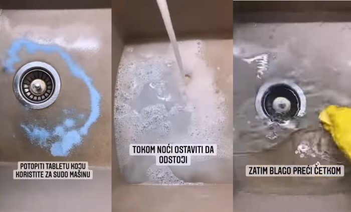 RIJEŠITE SE NEPRIJATNIH MIRISA Osvježite sudoperu uz pomoć jednog trika