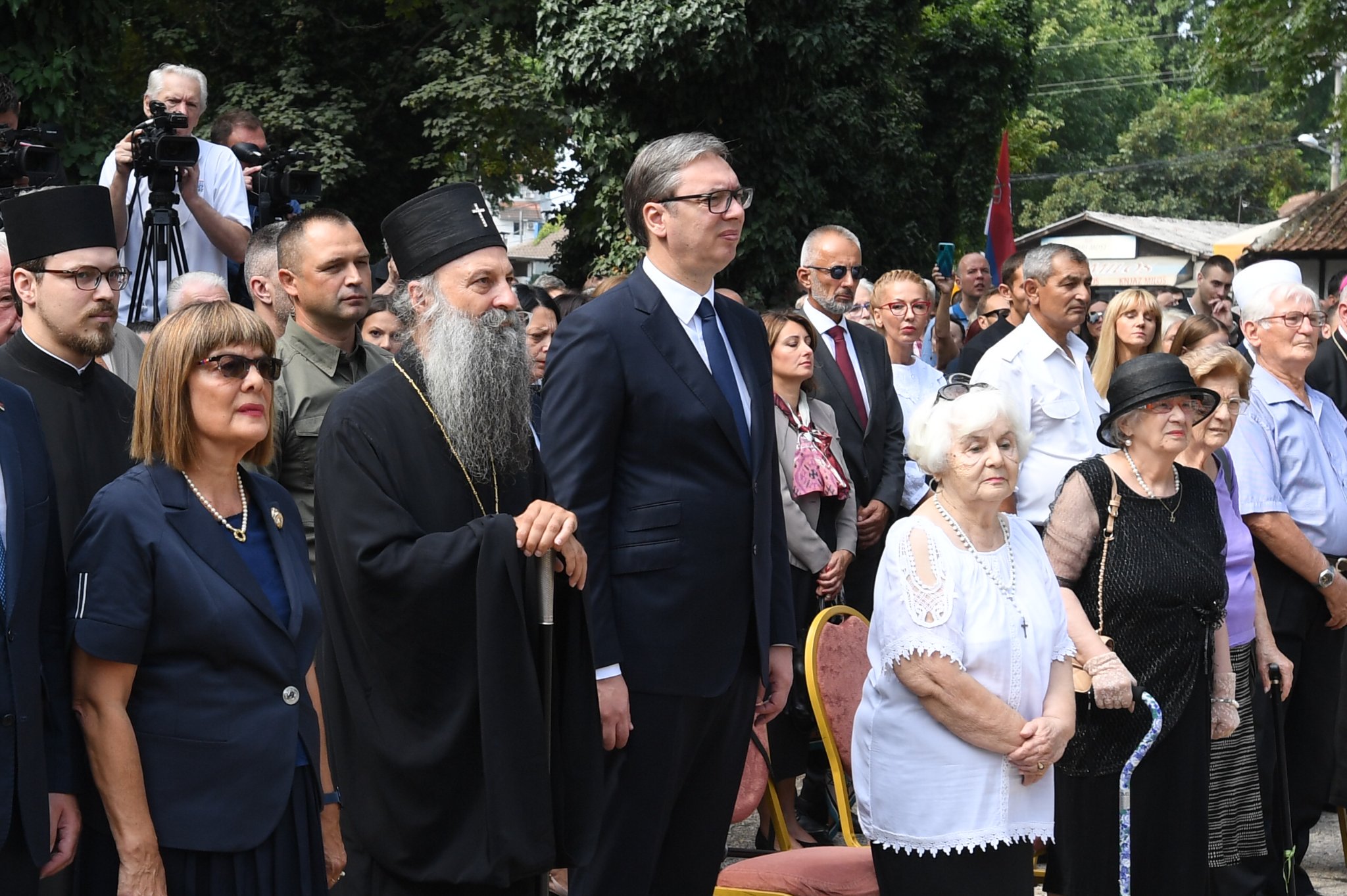 VUČIĆ NA STAROM SAJMIŠTU: Istorijski je zadatak da gajimo sjećanje na naše sugrađane koji su stradali od okupatora