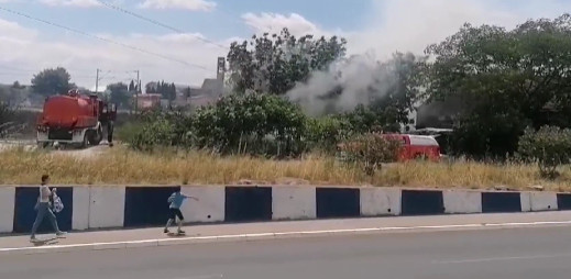 VATROGASCI NA TERENU Požar u Maslinama