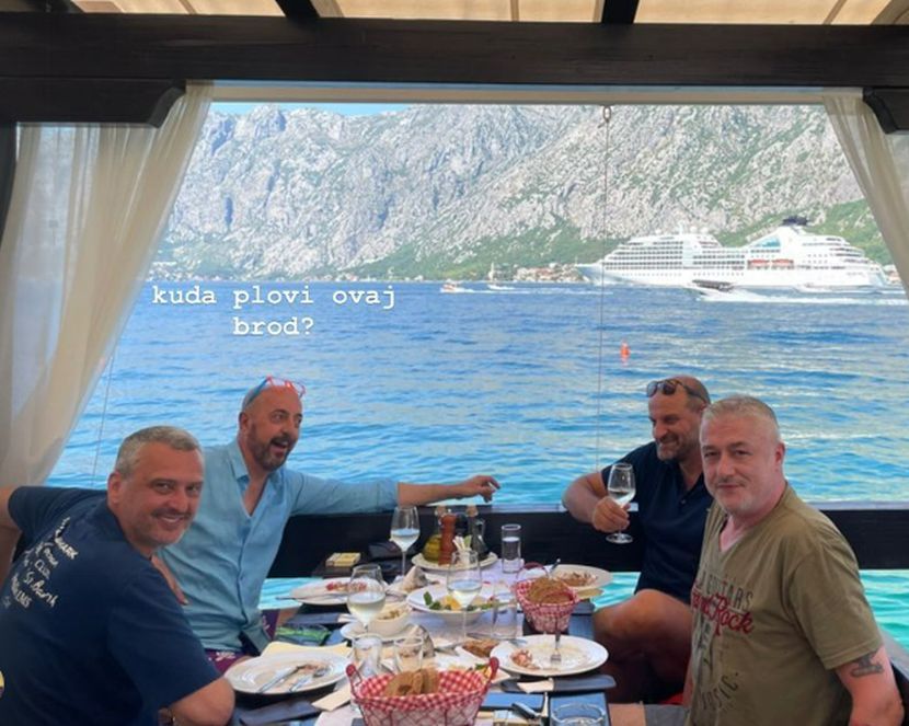 RADONJIĆ S DANILOVIĆEM: Legende Zvezde i Partizana zajedno na ljetovanju u Crnoj Gori