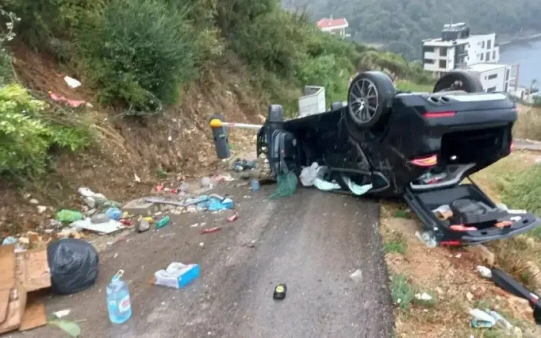 SAOBRAĆAJNA NEZGODA U BARU Vozilo sletjelo s puta, povrijeđene dvije osobe