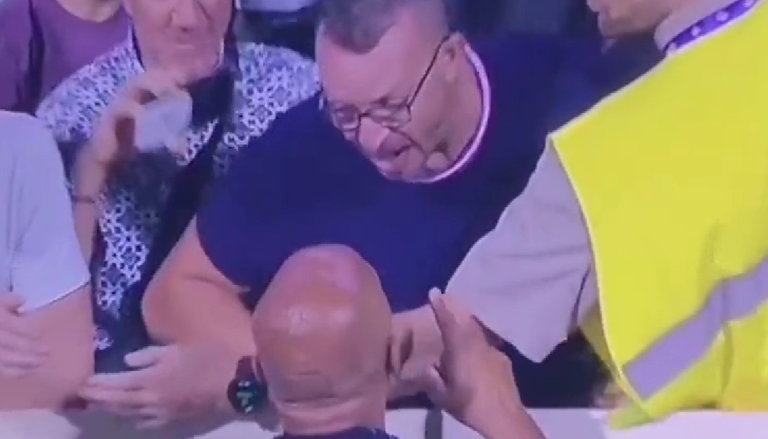 NA IVICI TUČE! Spaleti u klinču sa navijačem Fiorentine (VIDEO)