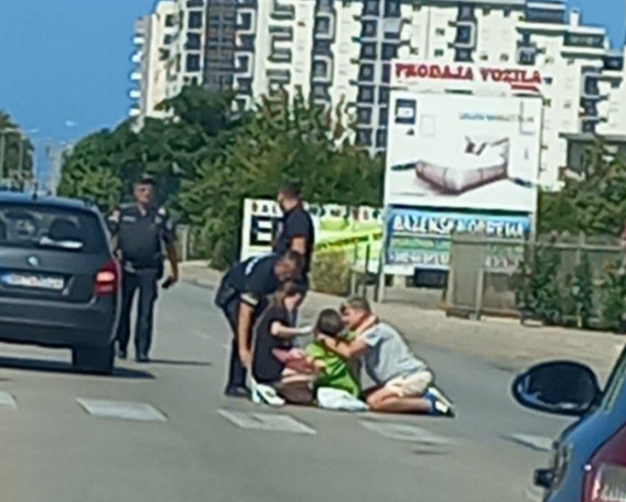 Jedna osoba povrijeđena na pješačkom prelazu u Baru