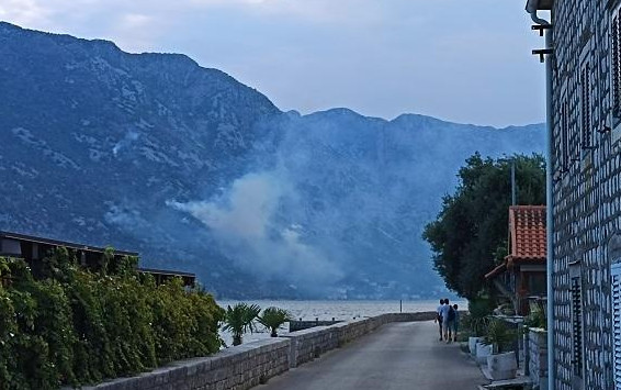 VATRA JE PRIŠLA KUĆAMA Ponovo se razbuktao požar kod Kotora