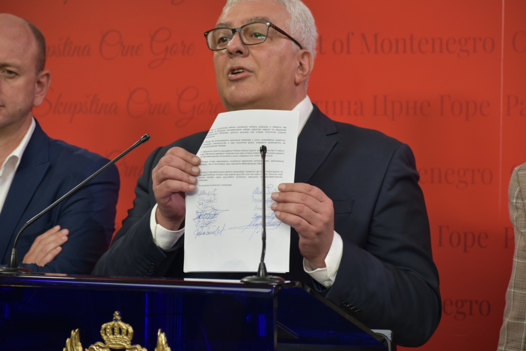 „DF ĆE DATI NOVOG PREDSJEDNIKA CG“: SCG jednoglasno podržala Andriju Mandića
