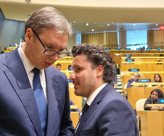 VUČIĆ SA ABAZOVIĆEM U NJUJORKU: Nastavljamo kasnije o unapređenju saradnje Srbije i Crne Gore