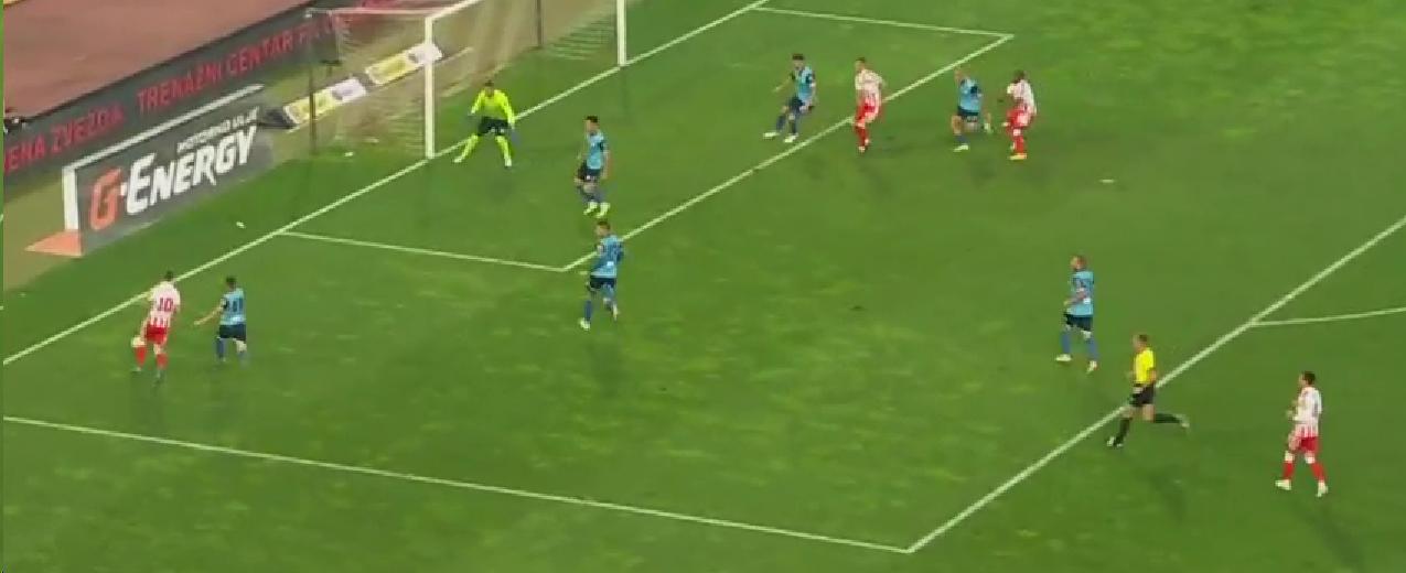 PEŠIĆ OBRADOVAO DELIJE: Ovako je Zvezda povela protiv Napretka (VIDEO)