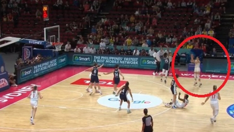 BOMBA U NBA STILU Trojka srpske reprezentativke "zapalila" mreže, ovako su pale Francuskinje (VIDEO)