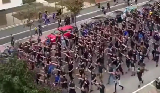 VELIKI SKANDAL Hrvati ustaškim simbolima zgrozili svijet! (VIDEO)