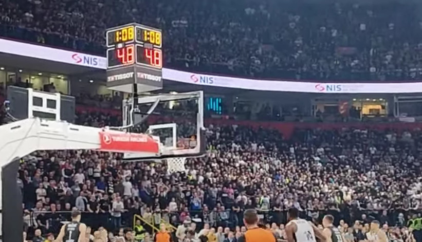 TRESLA SE CIJELA ARENA! Izmjerena nestvarna buka Partizanovih navijača! (FOTO)