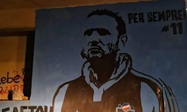 MURAL NA BASTONU ZA SINIŠU: Podgoričani odali počast Siniši Mihajloviću (FOTO)