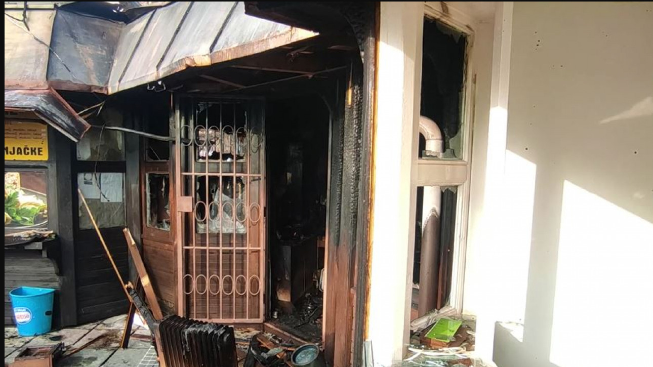TUGA U VRNJAČKOJ BANJI Poginuo omiljeni sajdžija, od kioska ostalo samo zgarište! (FOTO)