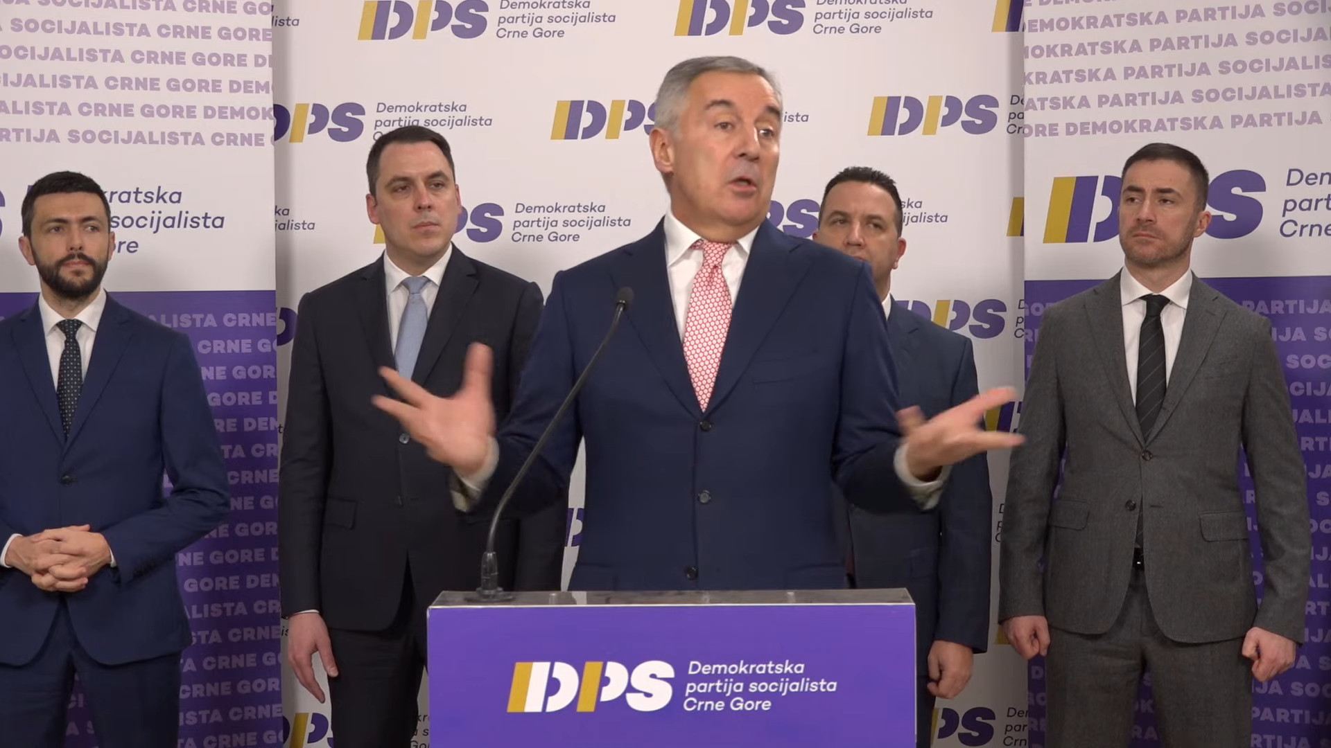 Đukanović: "Moja kandidatura je odgovornost i briga za Crnu Goru"