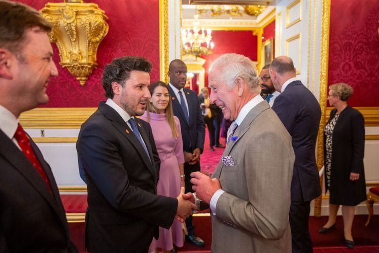 Abazović prisustvovao prijemu kod kralja Čarlsa Trećeg u Londonu