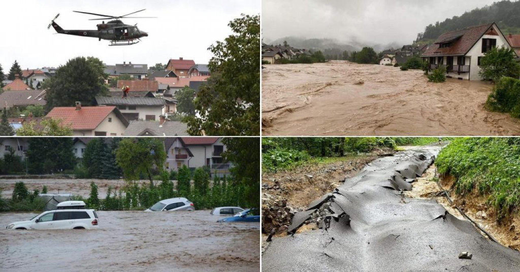 Slovenija: Najmanje troje ljudi poginulo od posljedica nevremena i katastrofalnih poplava
