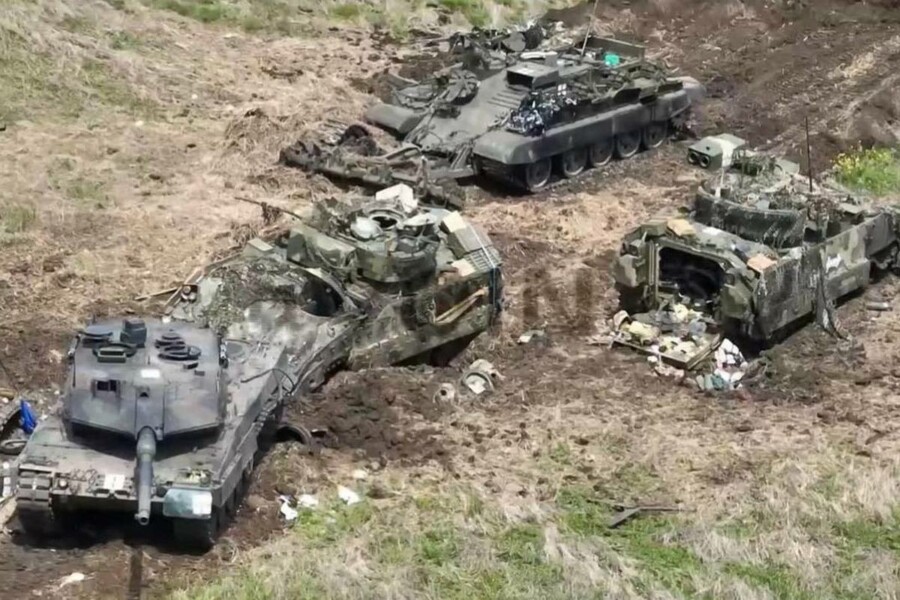 KUPJANSK Pogledajte kako njemački Leopardi završavaju u staro gvožđe (video)