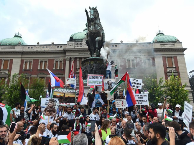 BEOGRAD Održan protest podrške narodu Palestine
