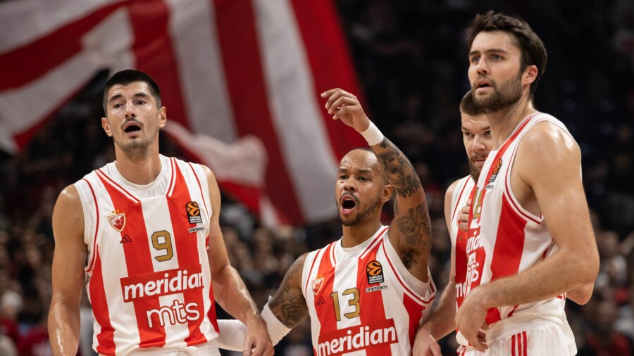 Crvena zvezda počistila parket Arene sa Asvelom