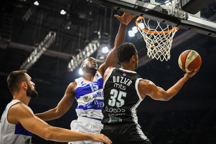 CRNO BELI UBJEDLJIVI Partizan prejak za Mornar